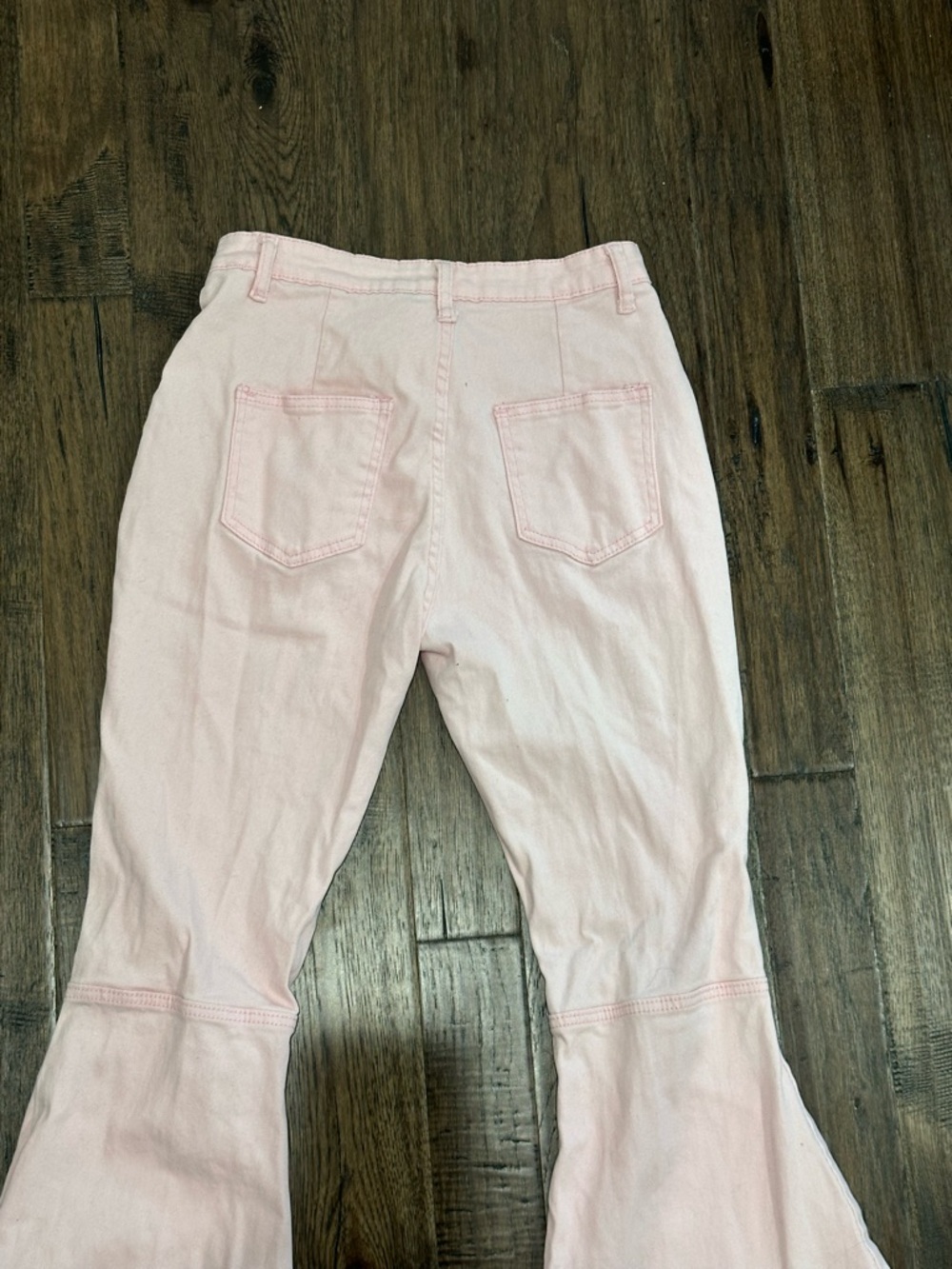 Light Pink Flared Jeans SHEIN - Picture 5 of 7